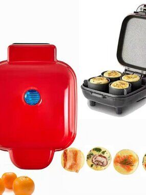 Electric Egg Bite Cooker – Effortless Protein Bites, Compact & Portable, Slip